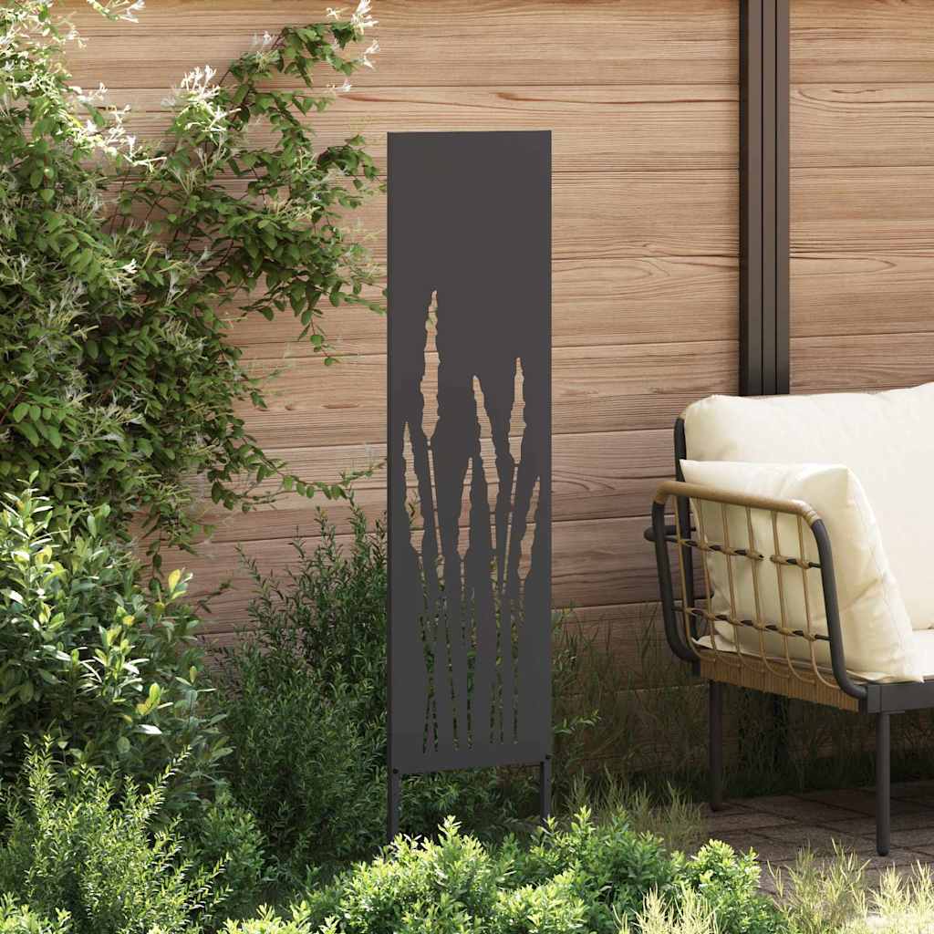 Écran de confidentialité de jardin Fretwork Noir 32 x 140 cm - XIOS