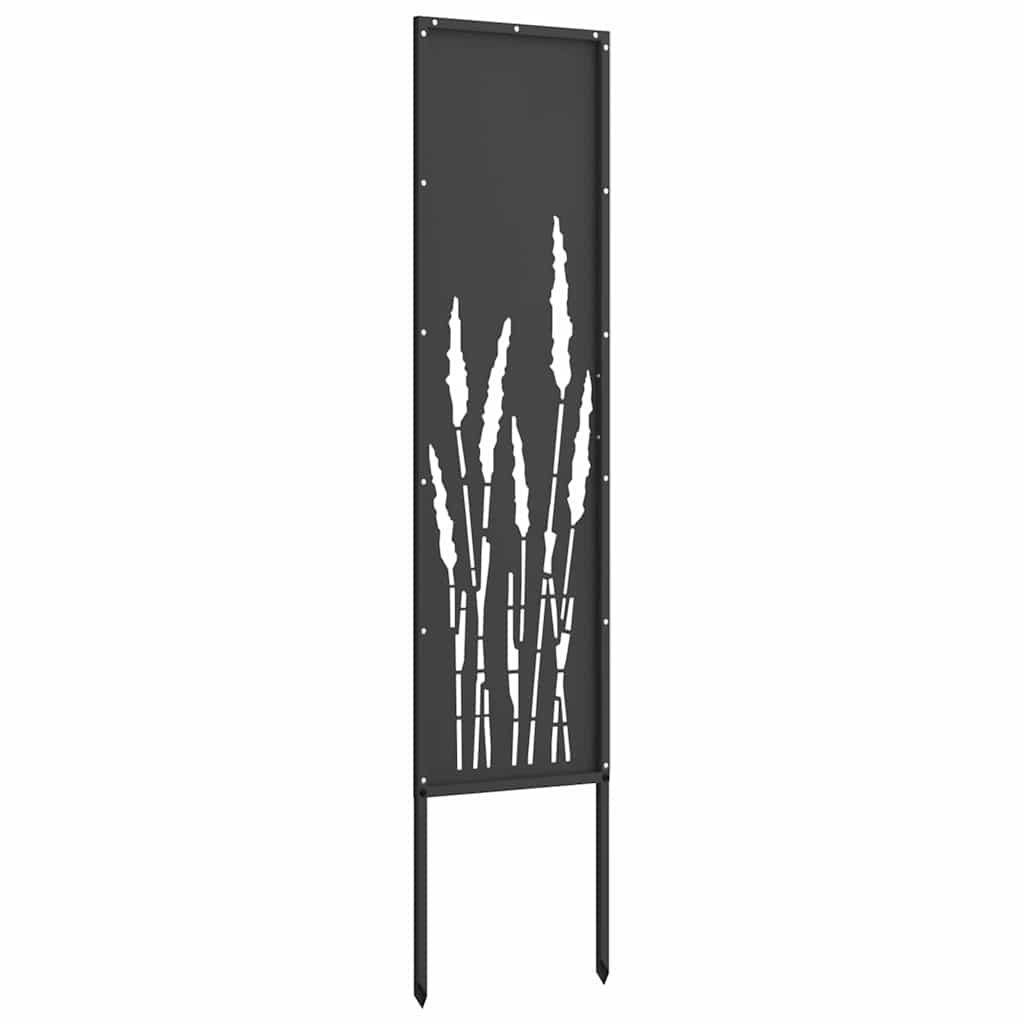 Écran de confidentialité de jardin Fretwork Noir 32 x 140 cm - XIOS