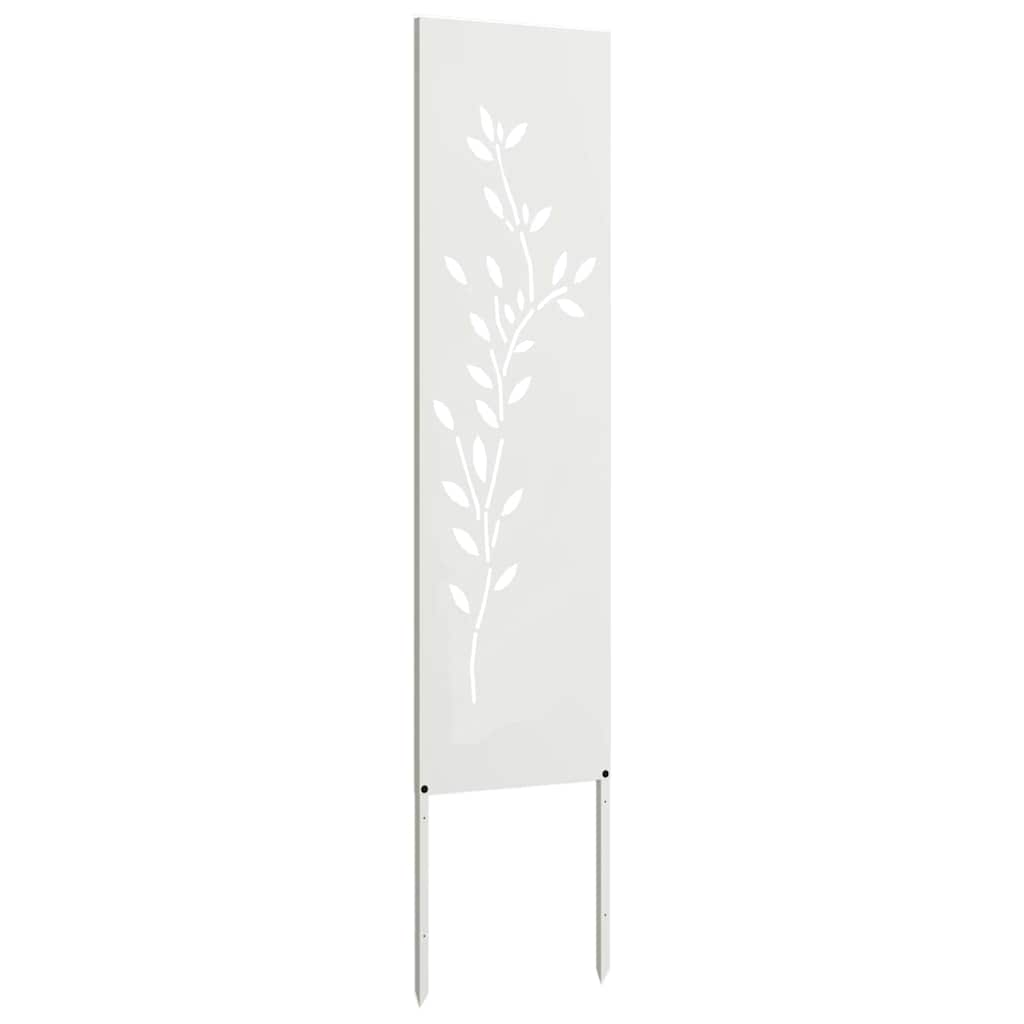 Écran de confidentialité de jardin Floral Blanc 32 x 140 cm - XIOS