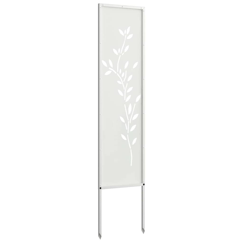 Écran de confidentialité de jardin Floral Blanc 32 x 140 cm - XIOS