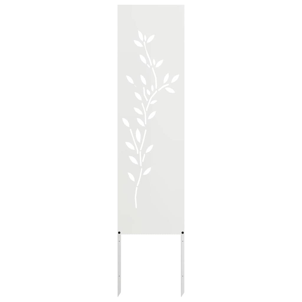 Écran de confidentialité de jardin Floral Blanc 32 x 140 cm - XIOS