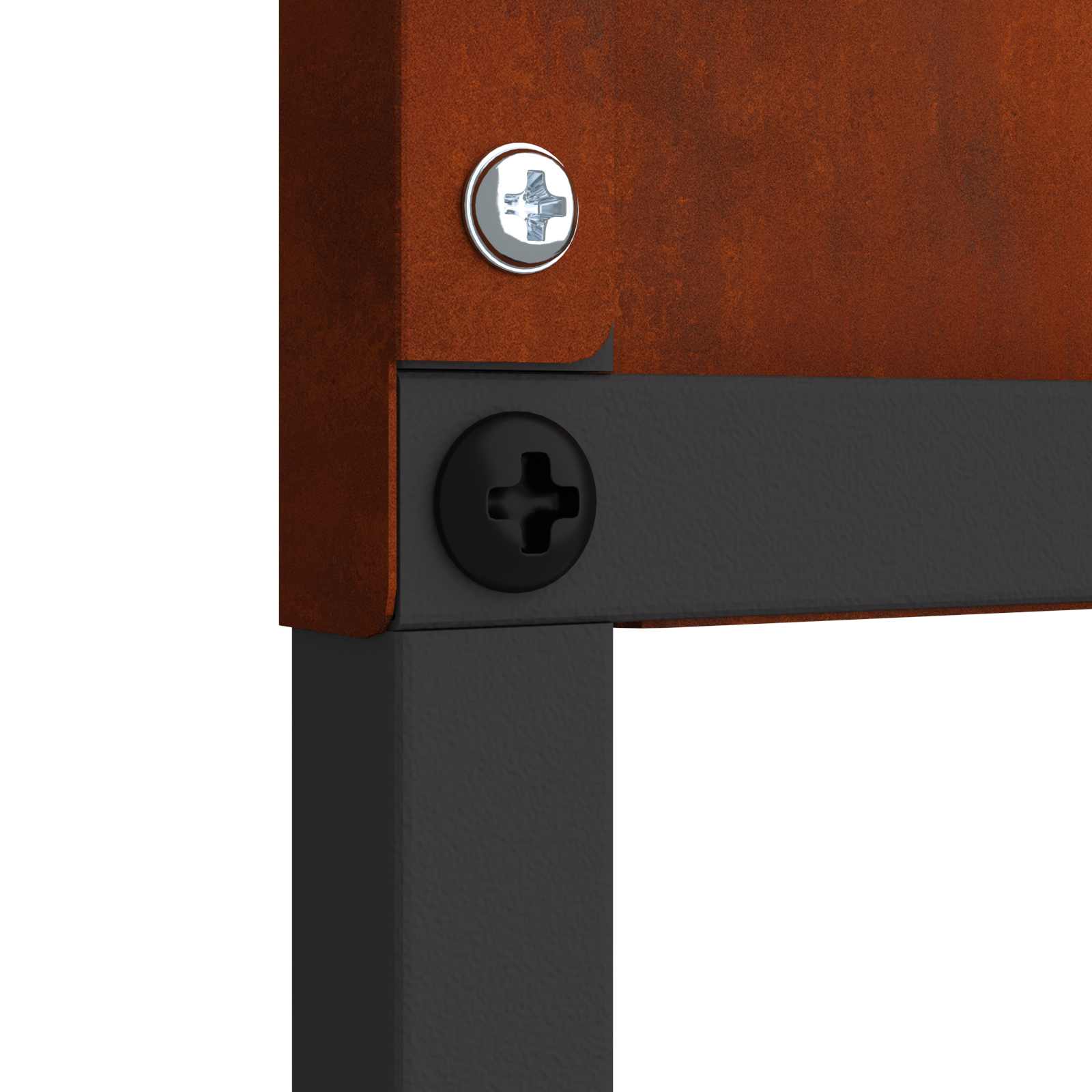 Écran de confidentialité de jardin Floral Rouillé 32 x 140 cm - XIOS