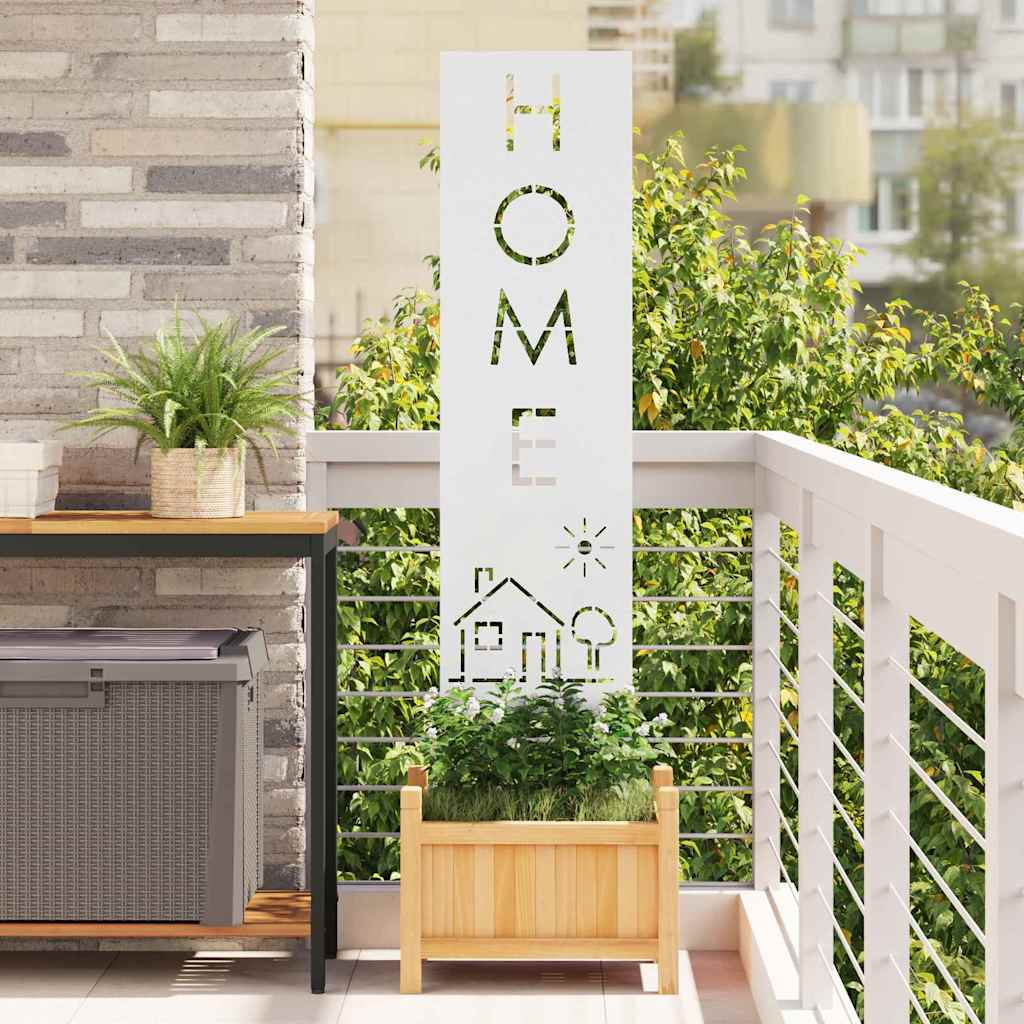 Écran de confidentialité de jardin Fretwork Blanc 32 x 140 cm - XIOS