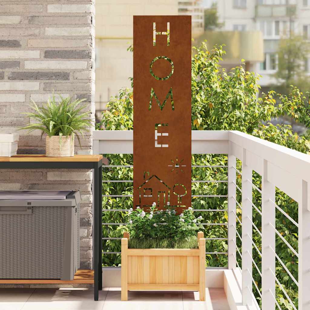 Écran de confidentialité de jardin Fretwork Rouillé 32 x 140 cm - XIOS