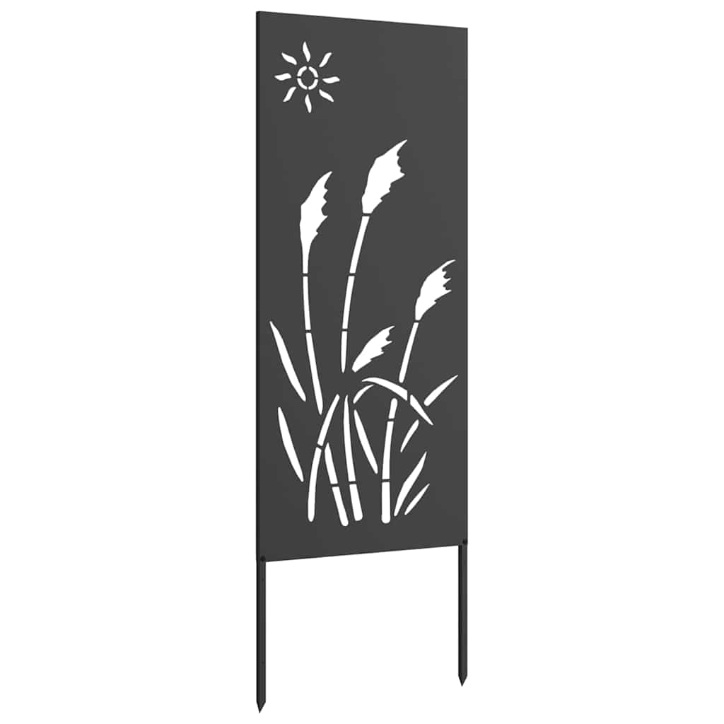 Écran de confidentialité de jardin Fretwork Noir 50 x 140 cm - XIOS