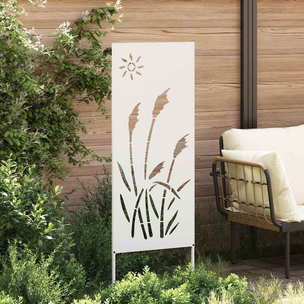 Écran de confidentialité de jardin Fretwork Blanc 50 x 140 cm - XIOS