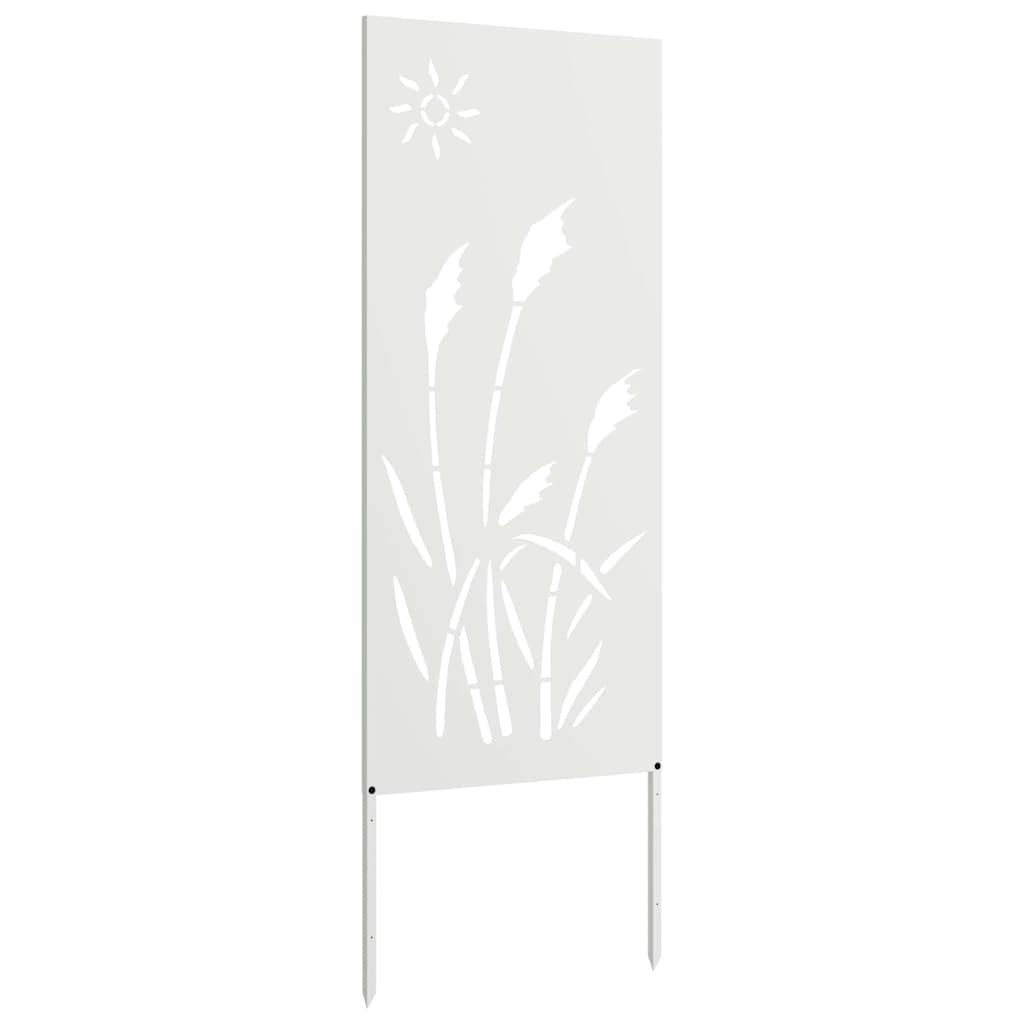 Écran de confidentialité de jardin Fretwork Blanc 50 x 140 cm - XIOS