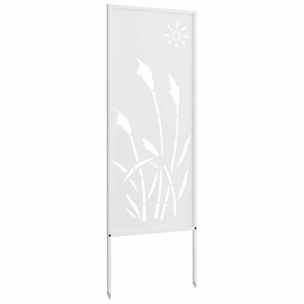Écran de confidentialité de jardin Fretwork Blanc 50 x 140 cm - XIOS