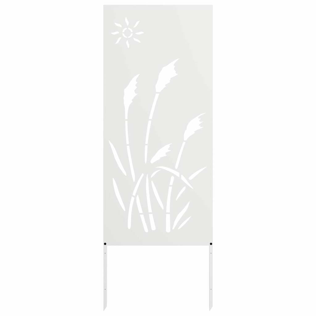 Écran de confidentialité de jardin Fretwork Blanc 50 x 140 cm - XIOS