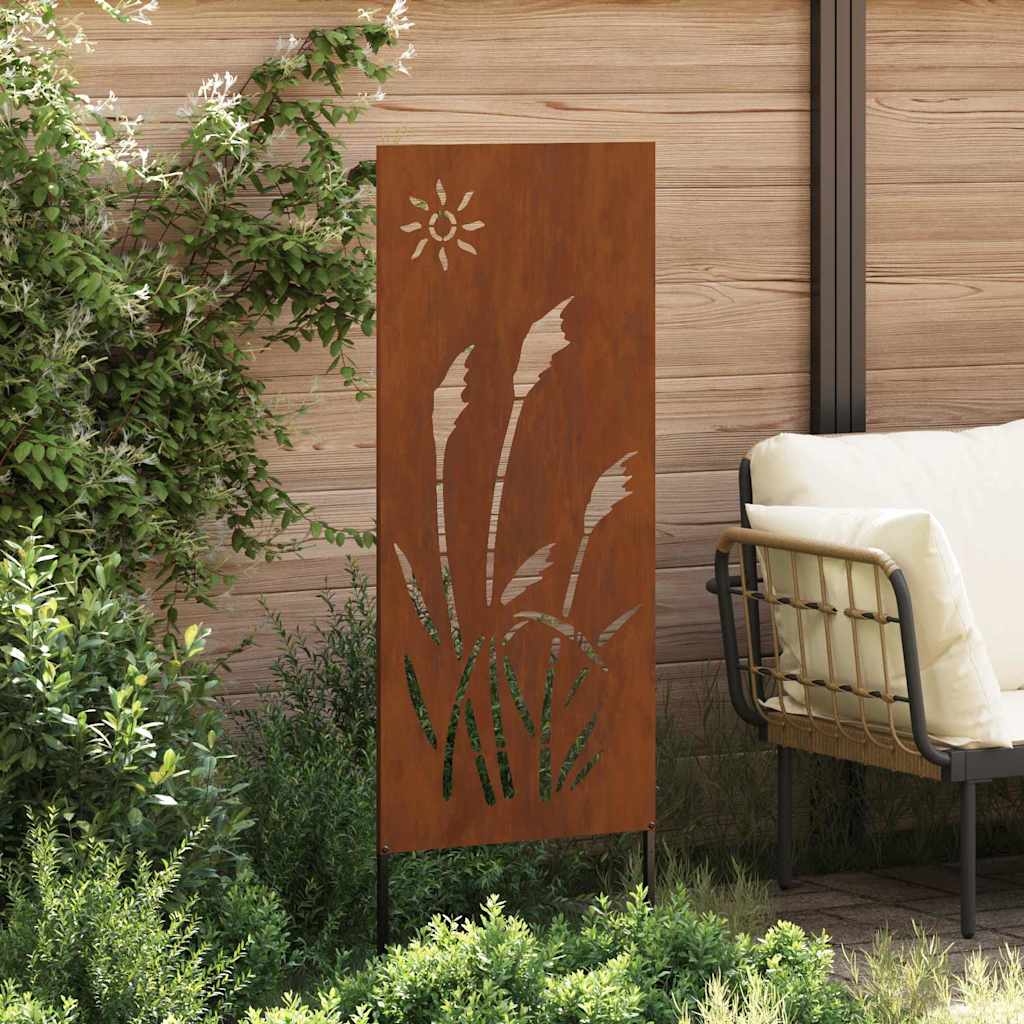 Écran de confidentialité de jardin Fretwork Rouillé 50 x 140 cm - XIOS