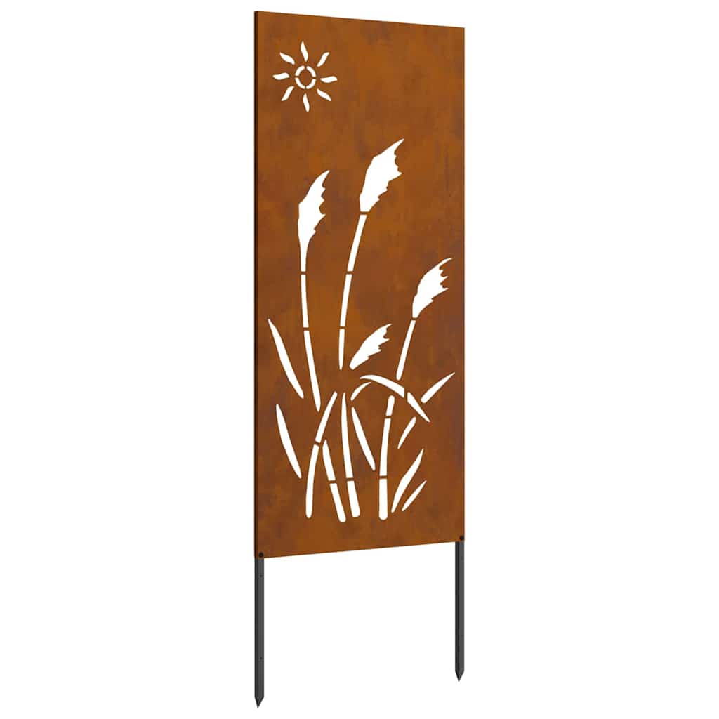 Écran de confidentialité de jardin Fretwork Rouillé 50 x 140 cm - XIOS