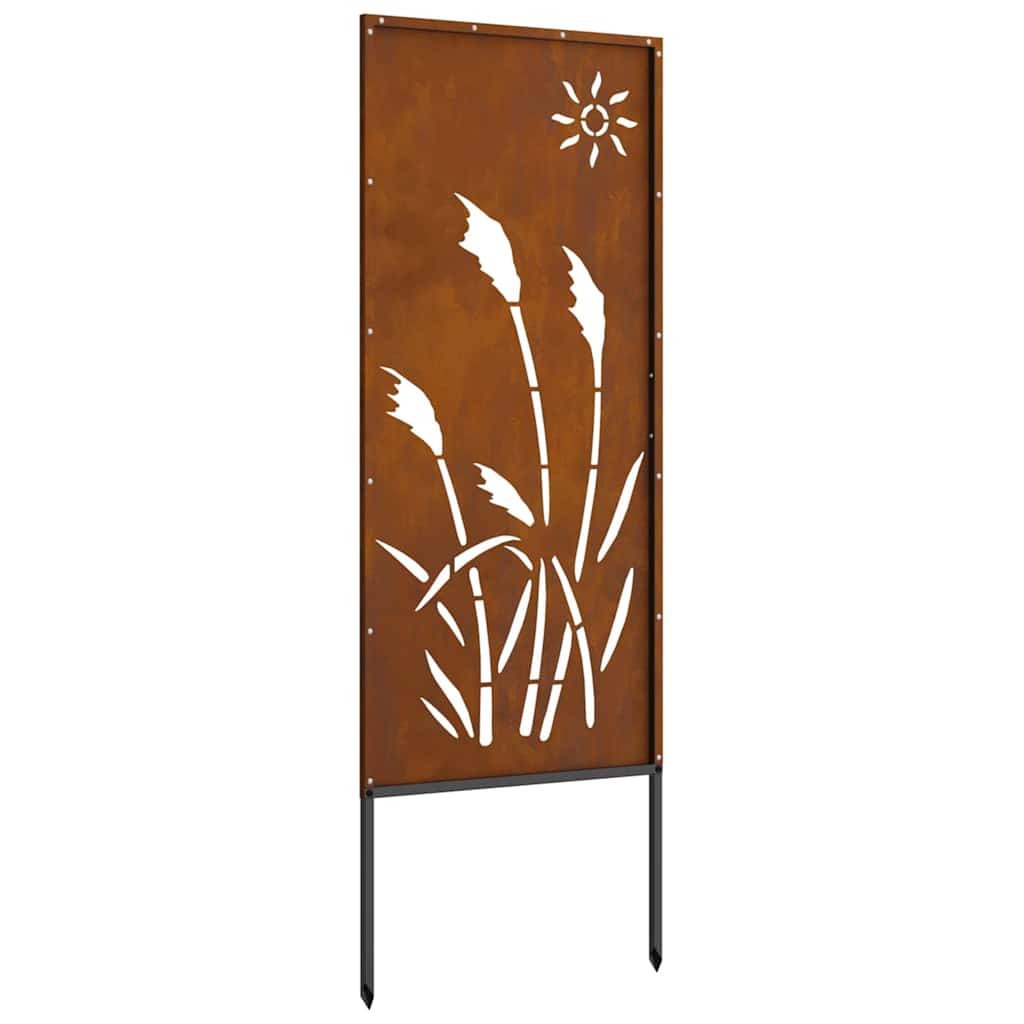 Écran de confidentialité de jardin Fretwork Rouillé 50 x 140 cm - XIOS