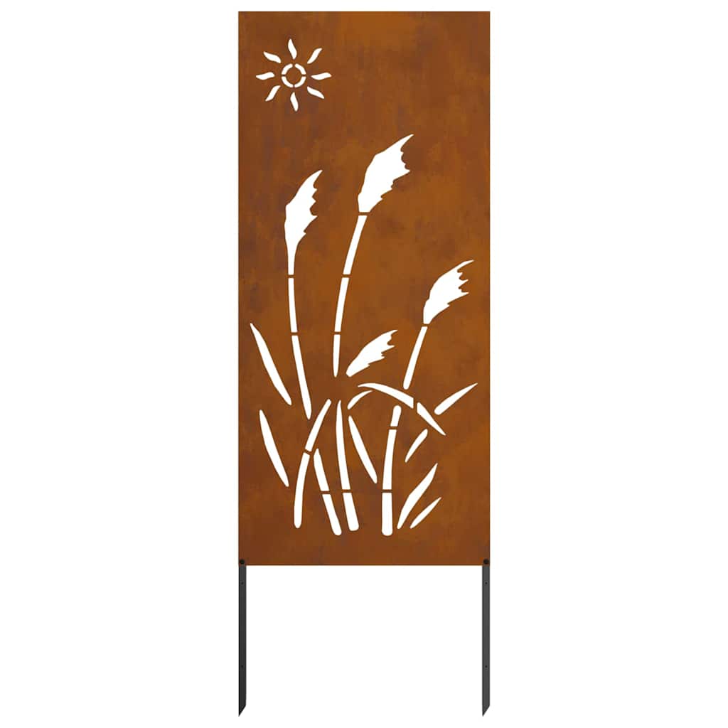 Écran de confidentialité de jardin Fretwork Rouillé 50 x 140 cm - XIOS