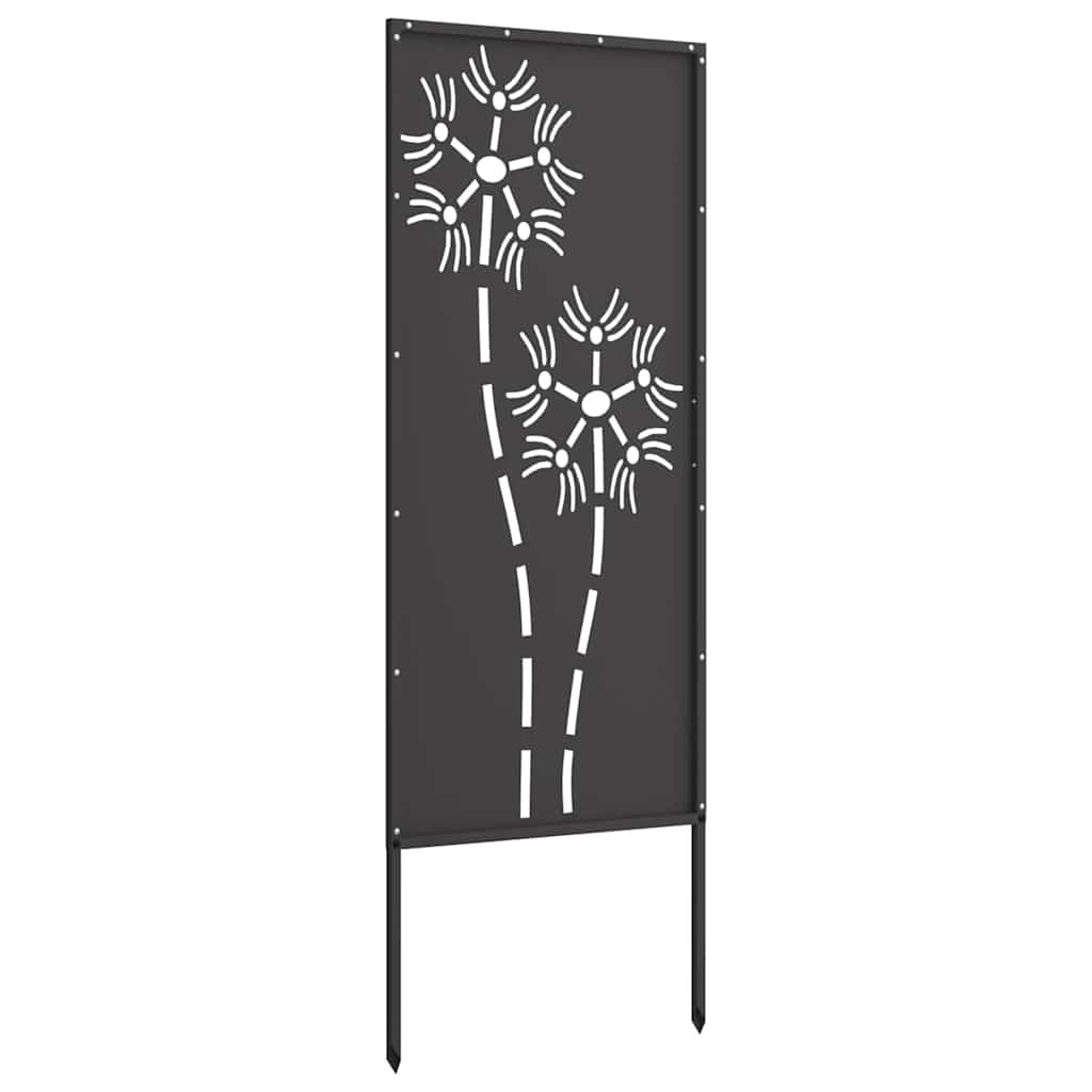 Écran de confidentialité de jardin Fretwork Noir 50 x 140 cm - XIOS