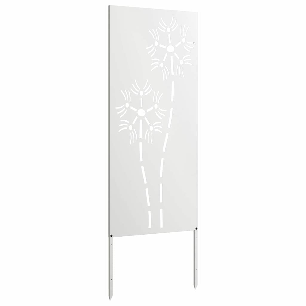 Écran de confidentialité de jardin Fretwork Blanc 50 x 140 cm - XIOS
