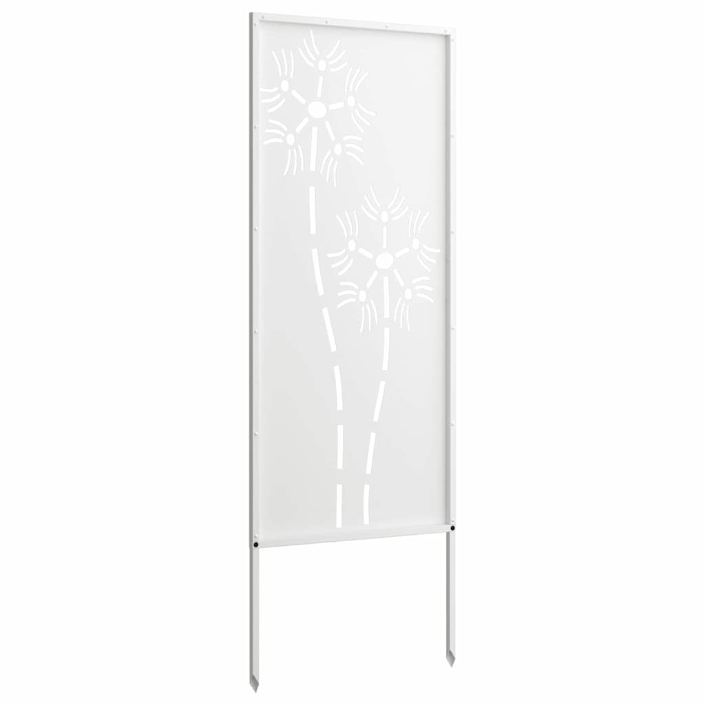 Écran de confidentialité de jardin Fretwork Blanc 50 x 140 cm - XIOS