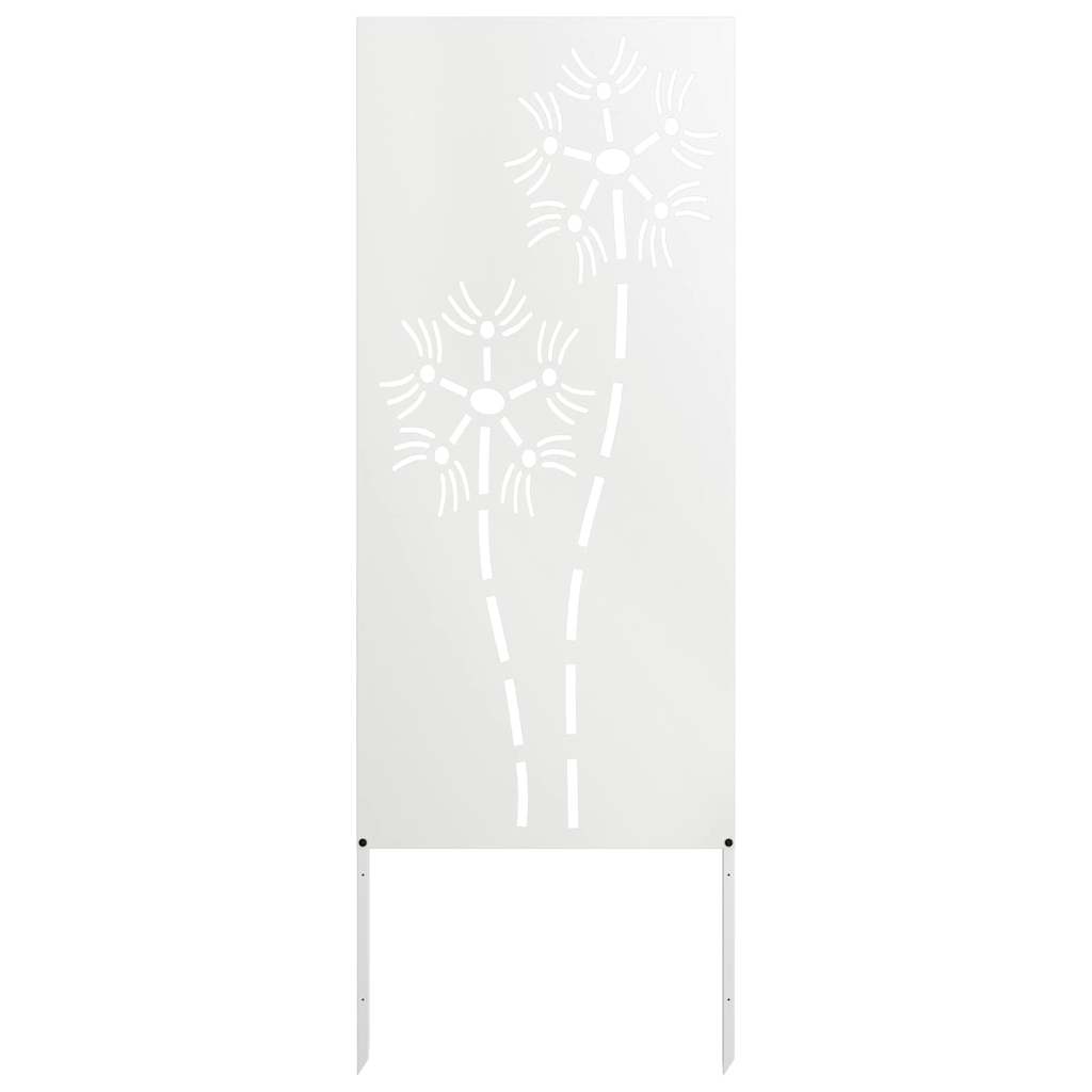 Écran de confidentialité de jardin Fretwork Blanc 50 x 140 cm - XIOS