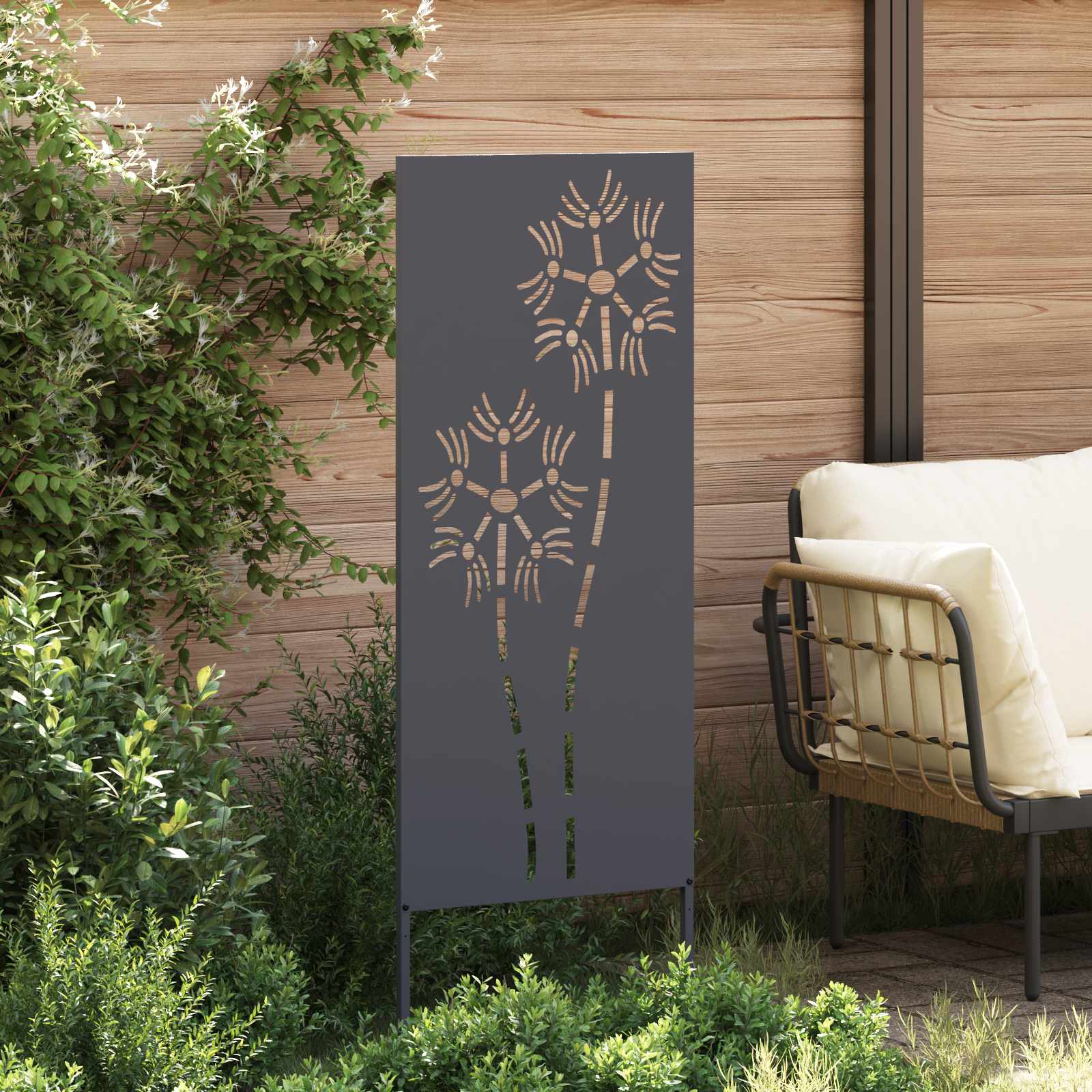 Écran de confidentialité de jardin Anthracite 50 x 140 cm - XIOS