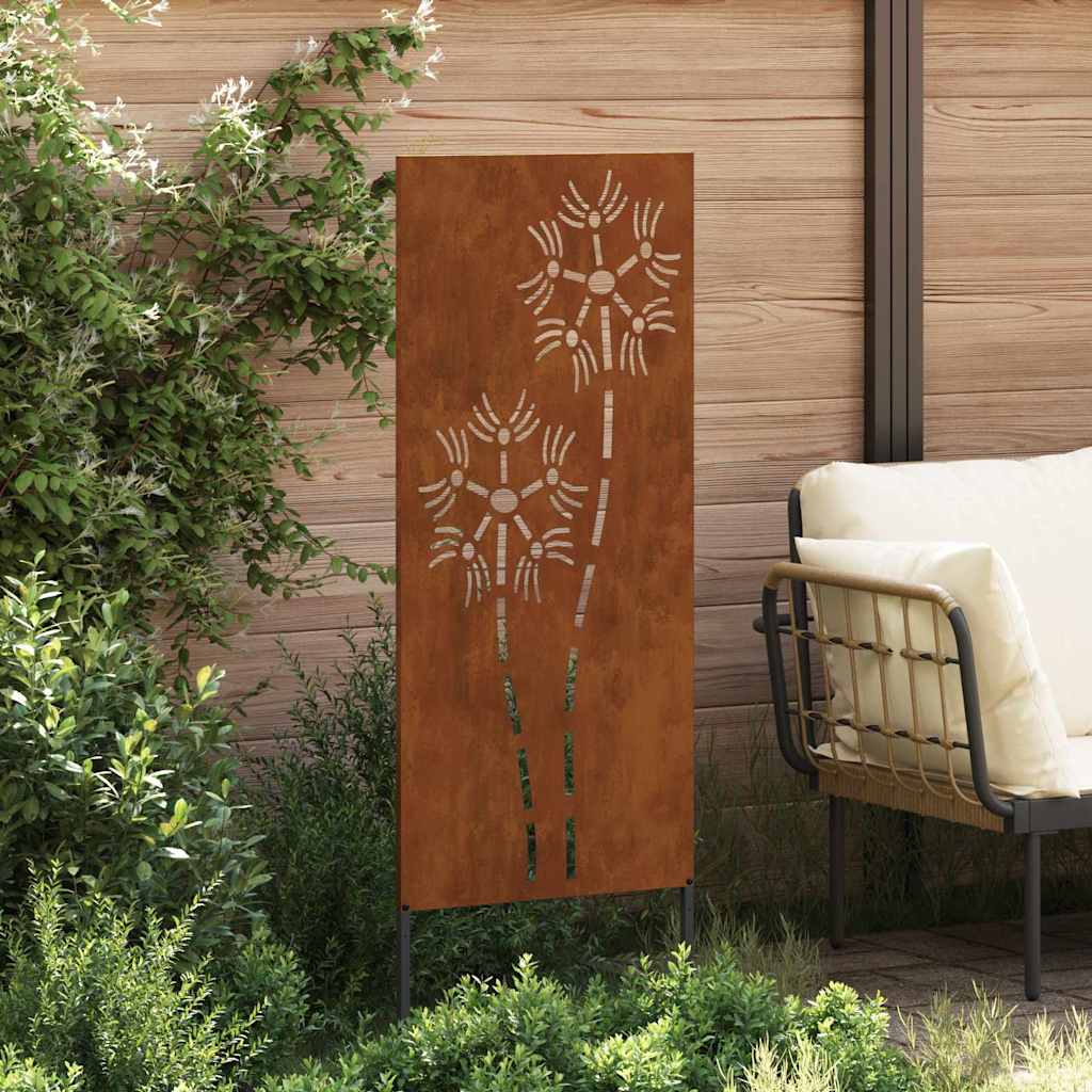 Écran de confidentialité de jardin Fretwork Rouillé 50 x 140 cm - XIOS