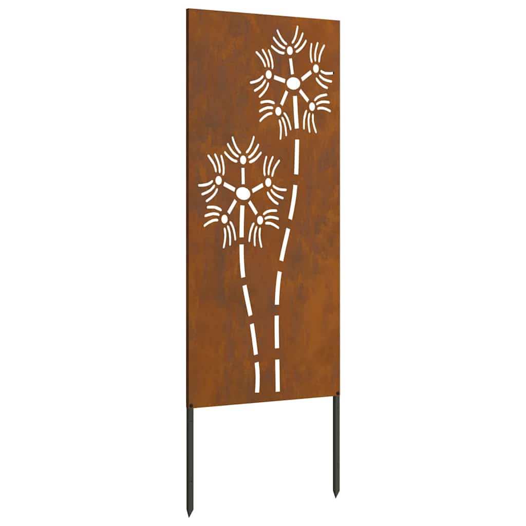 Écran de confidentialité de jardin Fretwork Rouillé 50 x 140 cm - XIOS