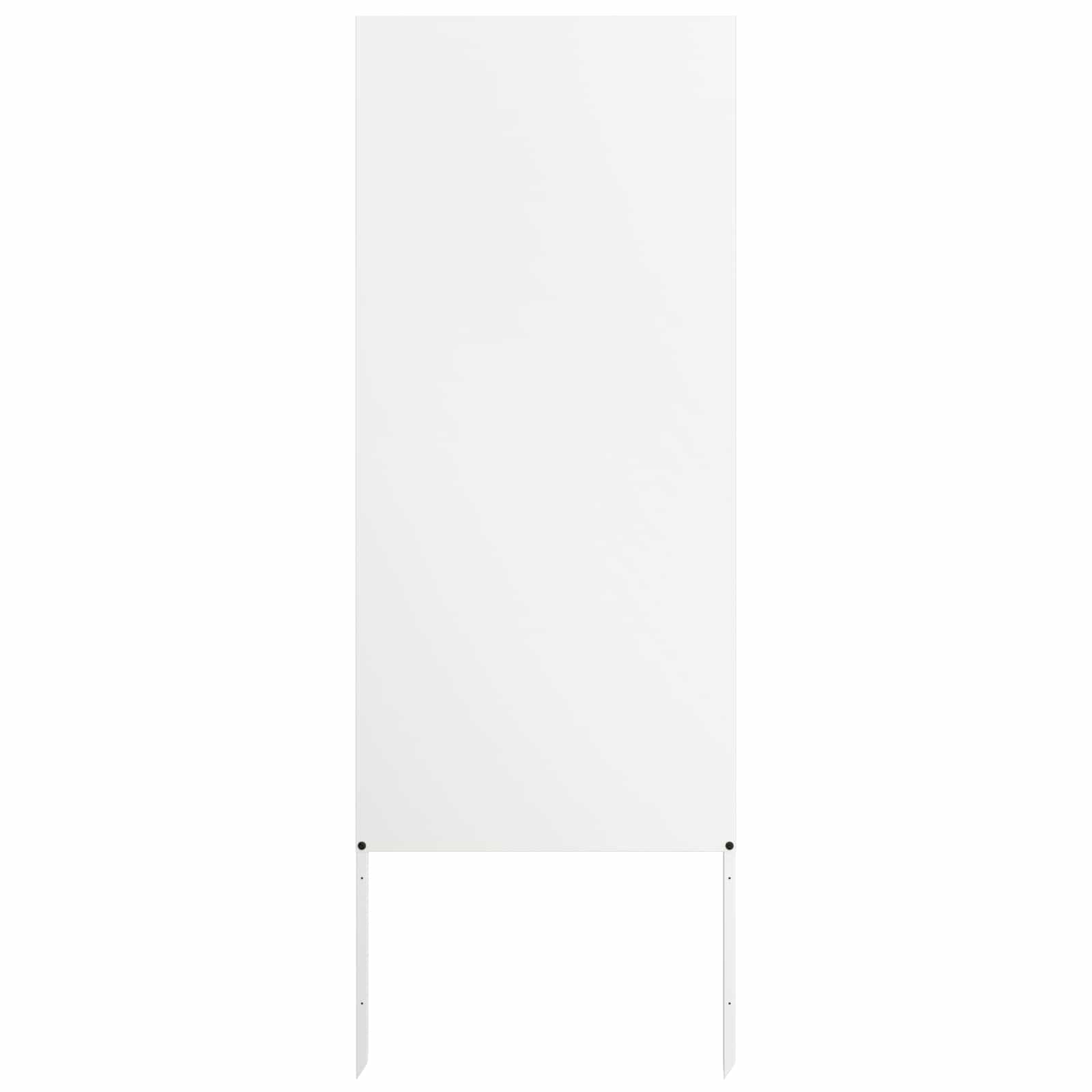 Écran de confidentialité de jardin Fretwork Blanc 50 x 140 cm
