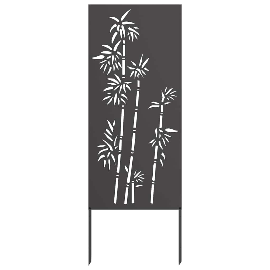 Écran de confidentialité de jardin Floral Noir 50 x 140 cm - XIOS