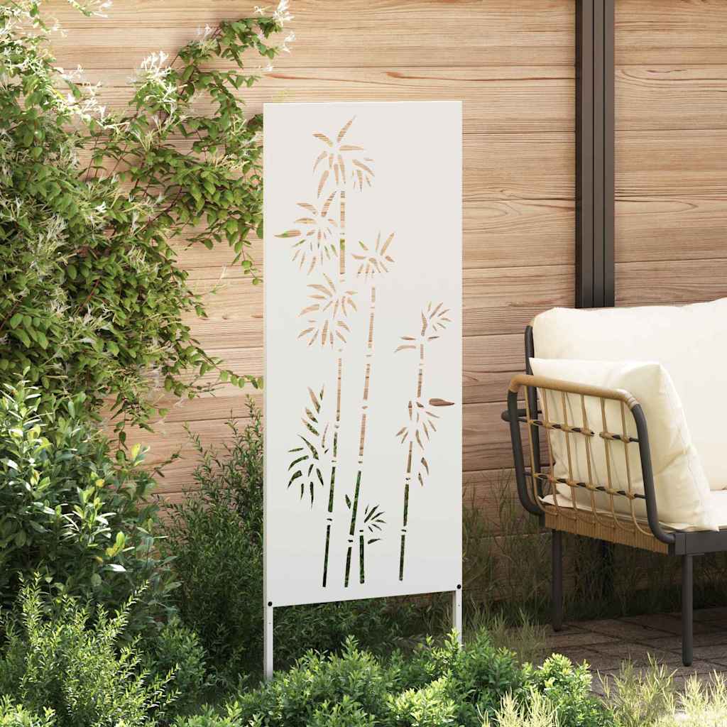 Écran de confidentialité de jardin Floral Blanc 50 x 140 cm - XIOS