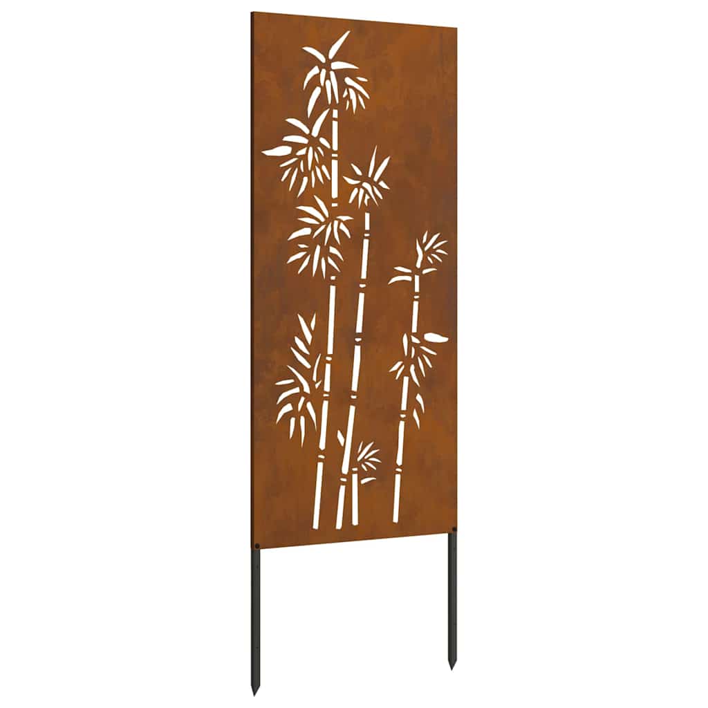Écran de confidentialité de jardin Floral Rouillé 50 x 140 cm - XIOS