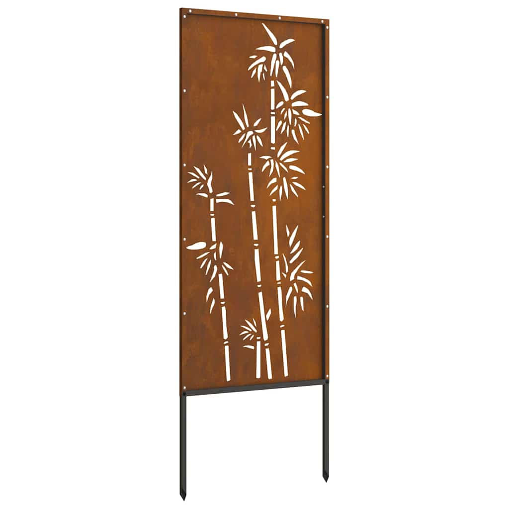 Écran de confidentialité de jardin Floral Rouillé 50 x 140 cm - XIOS