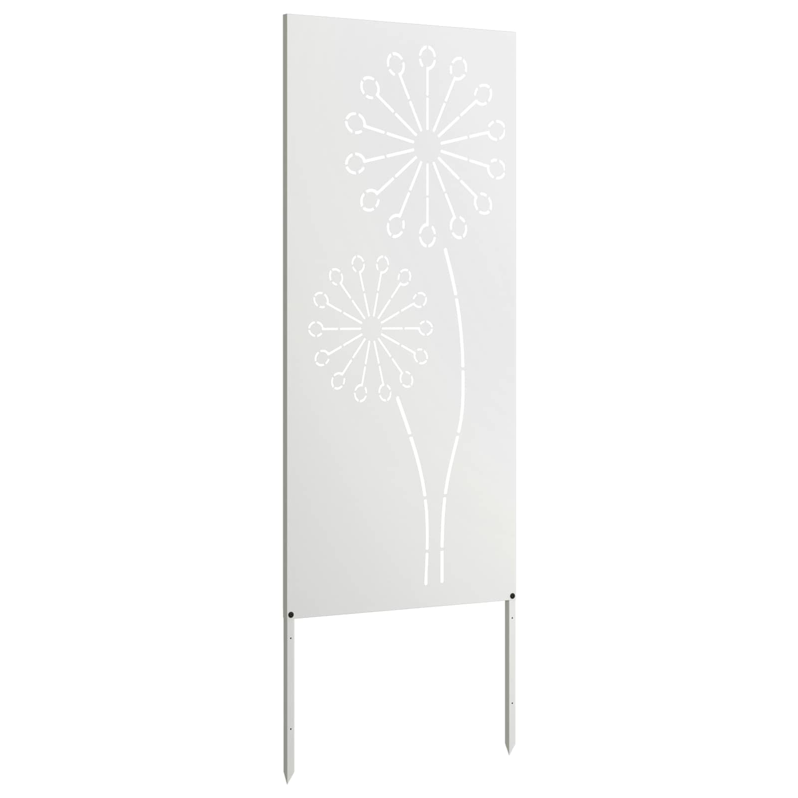 Écran de confidentialité de jardin Fretwork Blanc 50 x 140 cm - XIOS