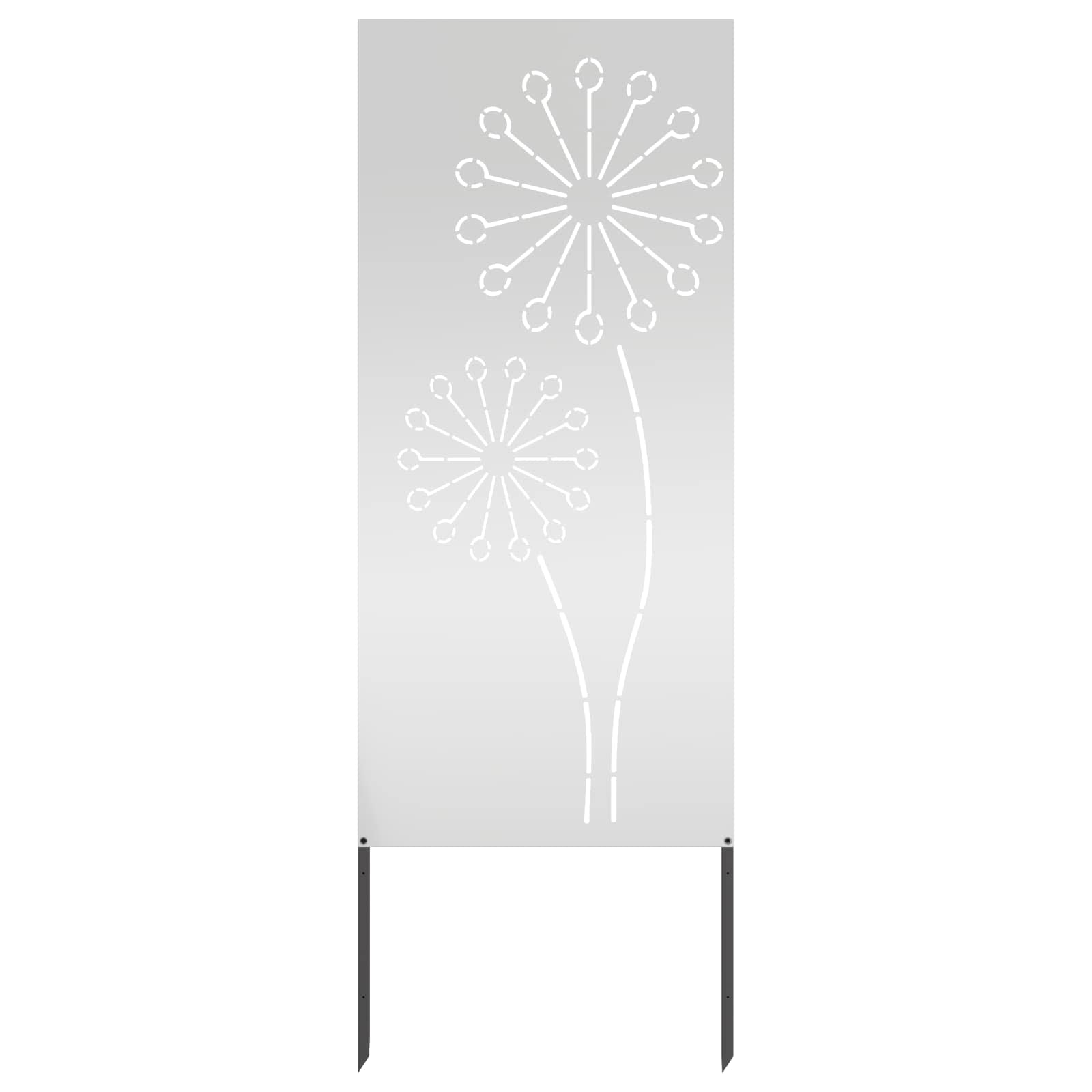 Écran de confidentialité de jardin Fretwork Argenté 50 x 140 cm