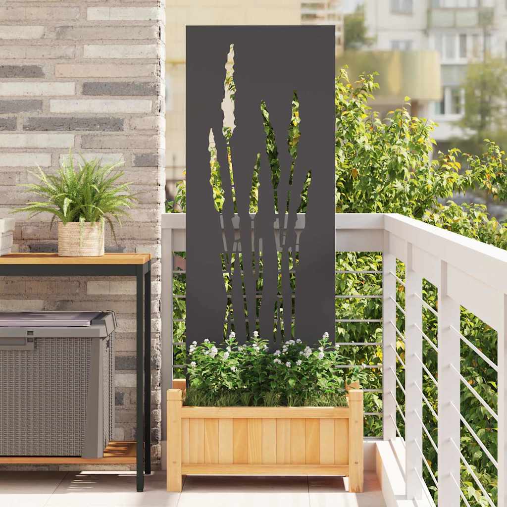 Écran de confidentialité de jardin Floral Noir 50 x 140 cm - XIOS