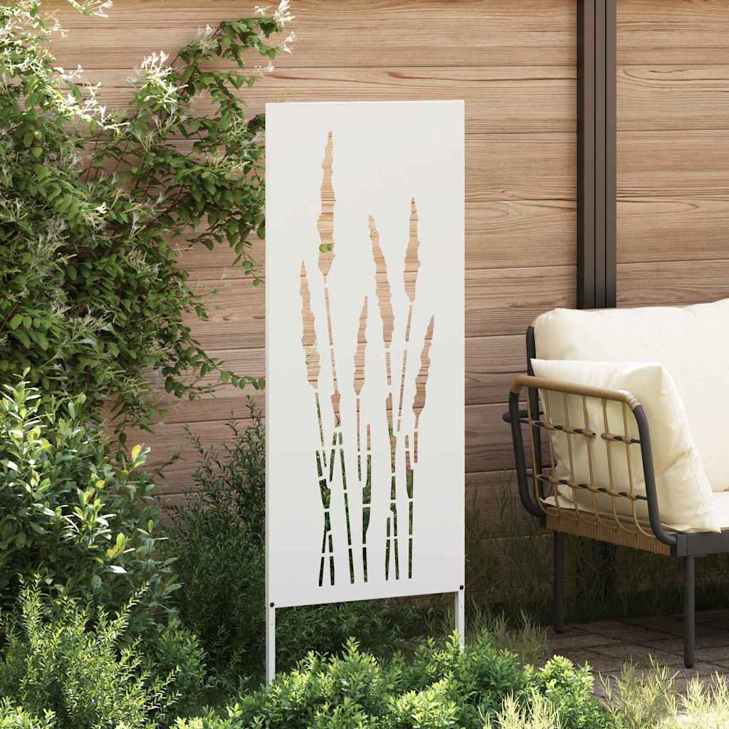 Écran de confidentialité de jardin Floral Blanc 50 x 140 cm - XIOS