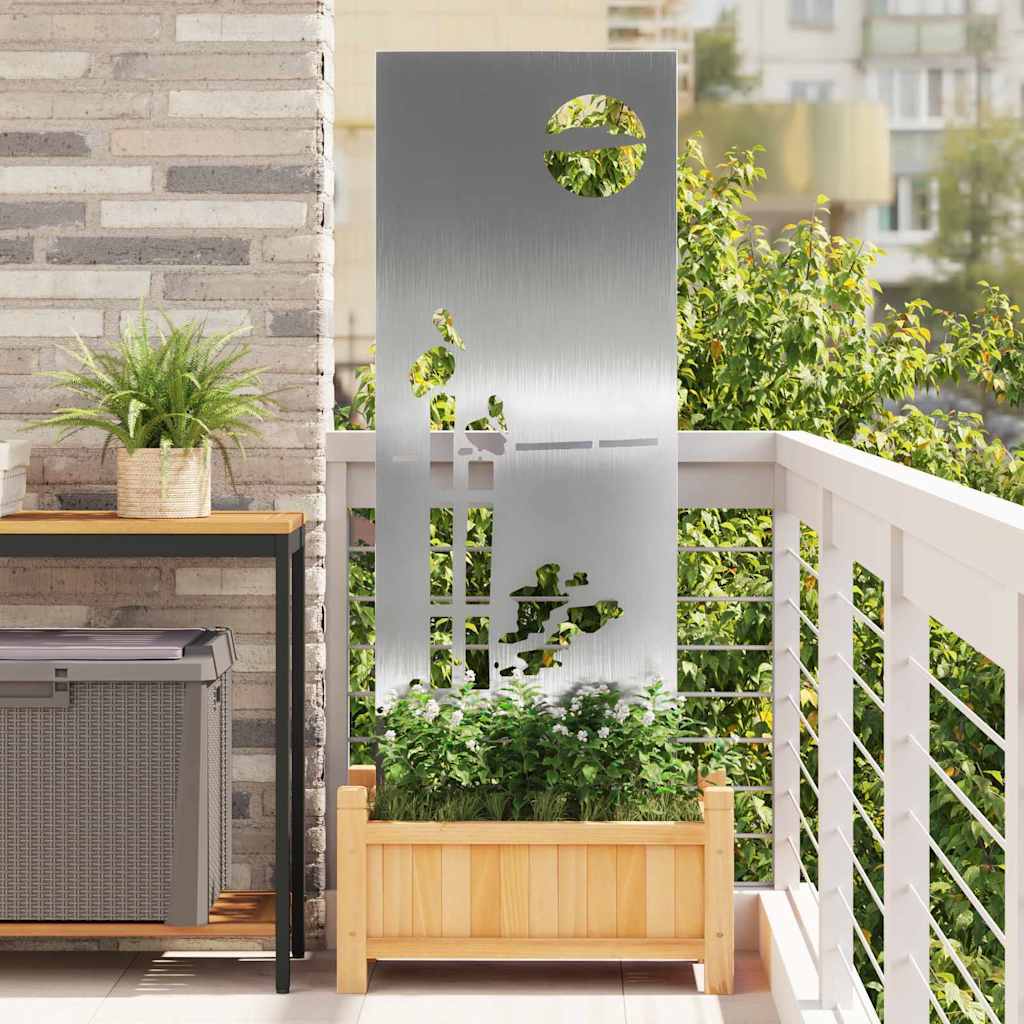 Écran de confidentialité de jardin Fretwork Argent 50 x 140 cm - XIOS