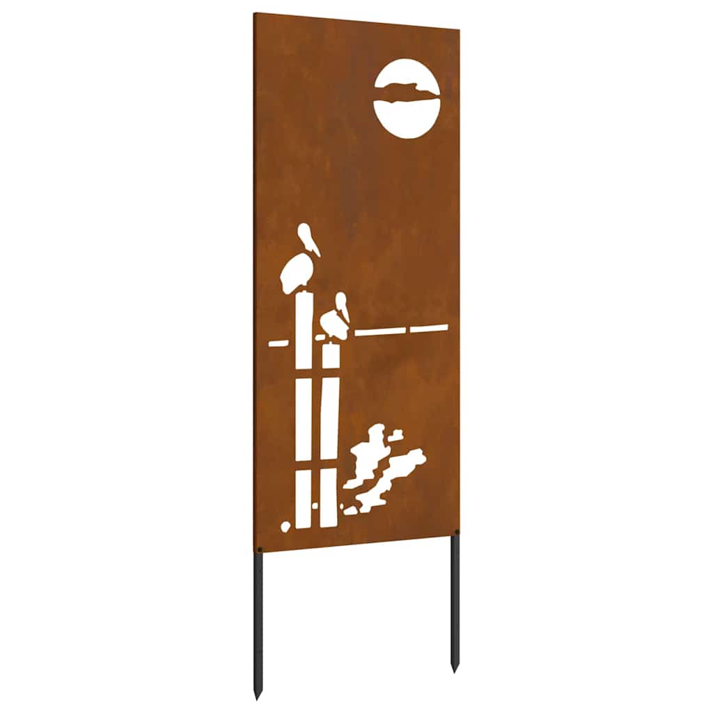 Écran de confidentialité de jardin Fretwork Rouillé 50 x 140 cm - XIOS