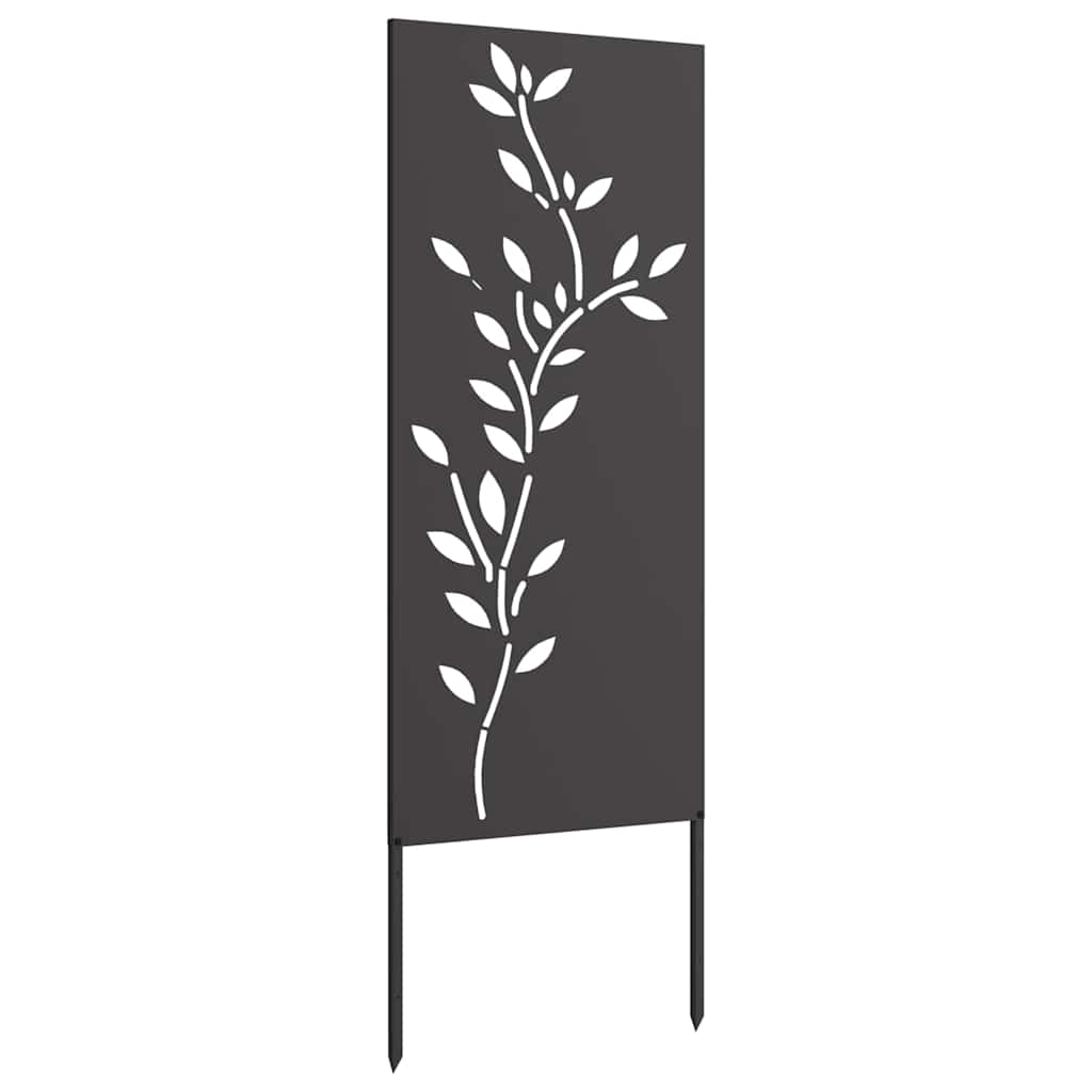 Écran de confidentialité de jardin Floral Noir 50 x 140 cm - XIOS