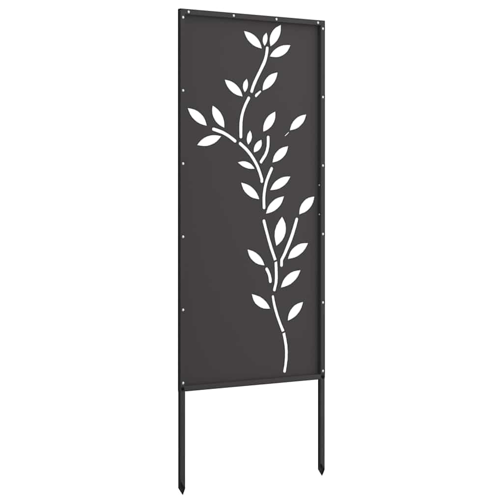 Écran de confidentialité de jardin Floral Noir 50 x 140 cm - XIOS