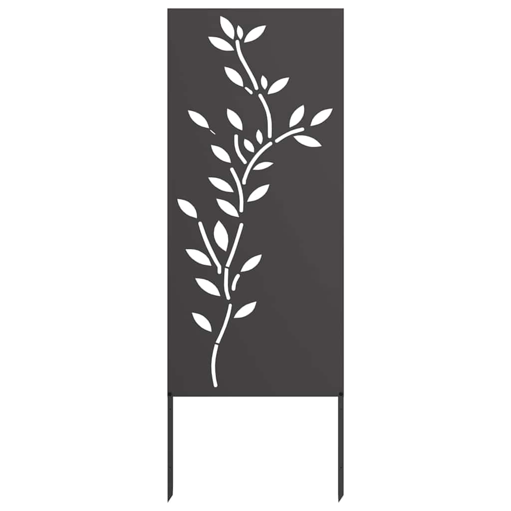 Écran de confidentialité de jardin Floral Noir 50 x 140 cm - XIOS