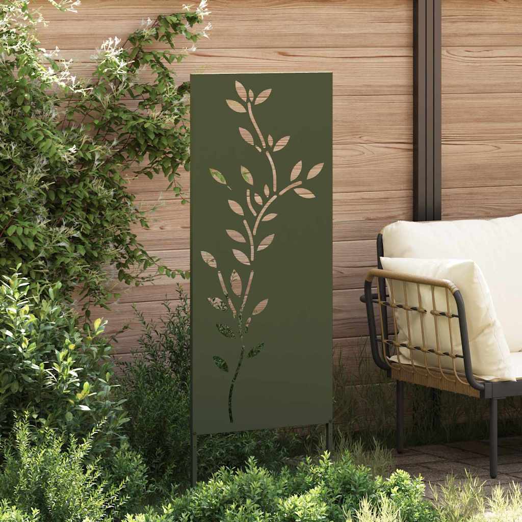 Panneau décoratif de jardin Vert olive 50 x 140 cm - XIOS