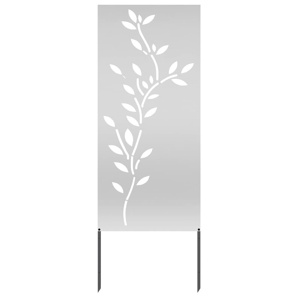 Panneau décoratif de jardin Argent 50 x 140 cm Acier galvanisé - XIOS