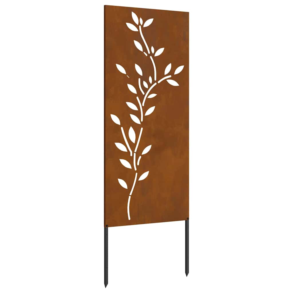 Écran de confidentialité de jardin Floral Rouillé 50 x 140 cm - XIOS