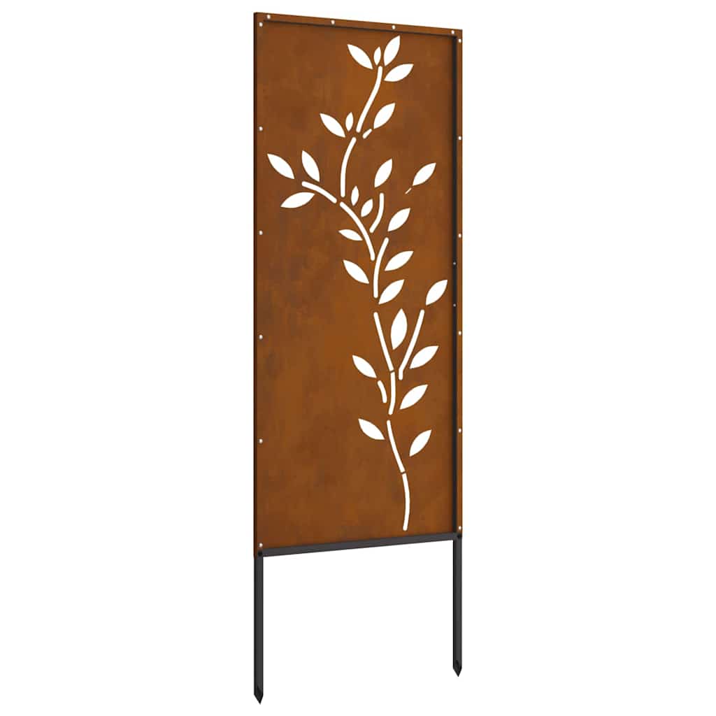 Écran de confidentialité de jardin Floral Rouillé 50 x 140 cm - XIOS