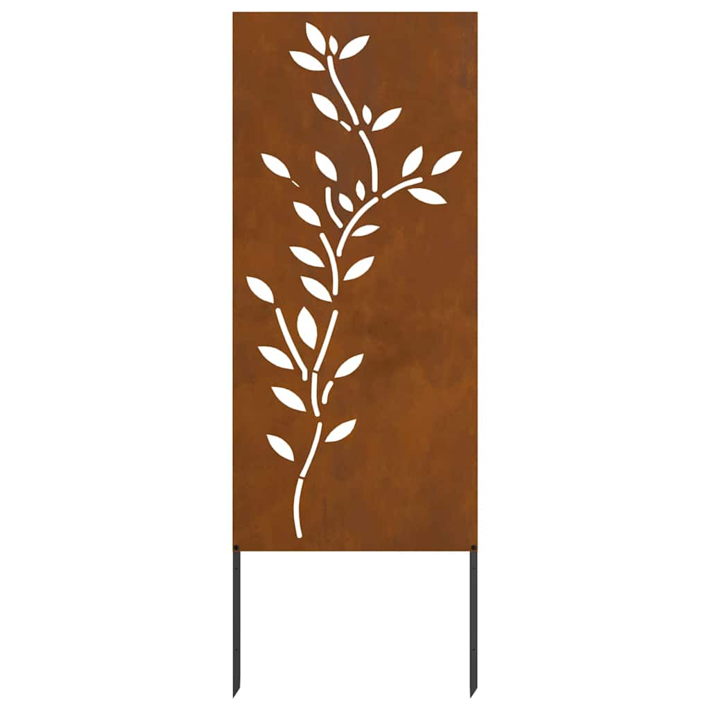 Écran de confidentialité de jardin Floral Rouillé 50 x 140 cm - XIOS