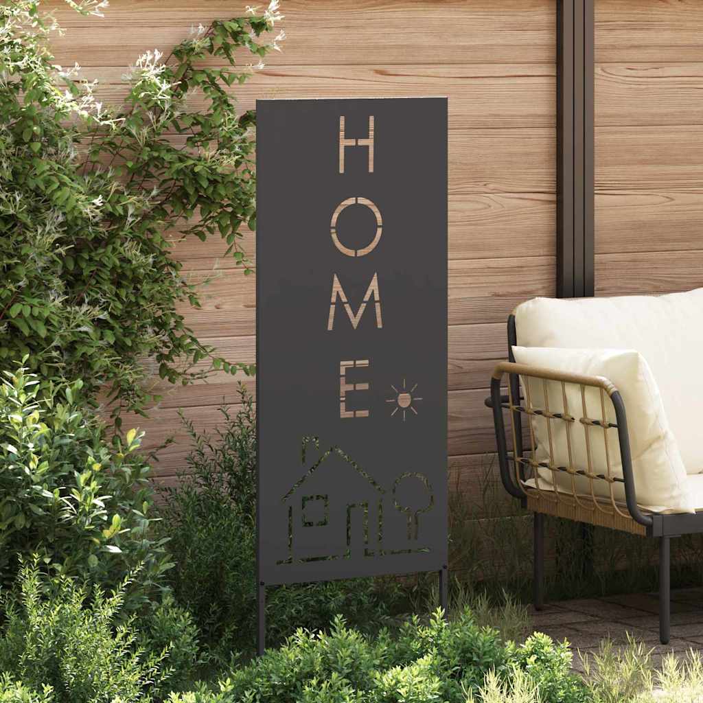 Écran de confidentialité de jardin Fretwork Noir 50 x 140 cm - XIOS