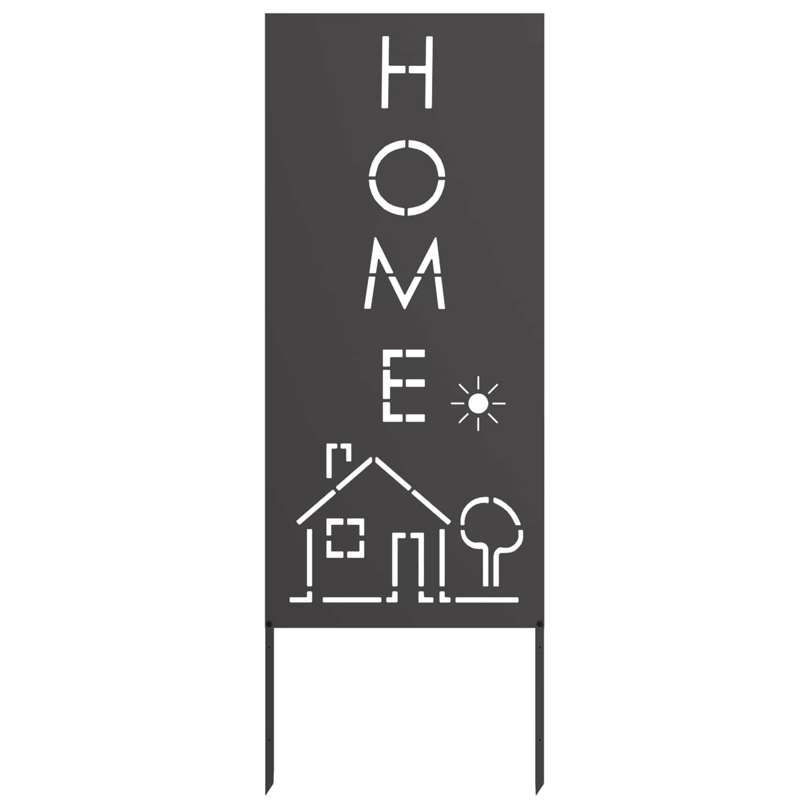 Écran de confidentialité de jardin Fretwork Noir 50 x 140 cm - XIOS