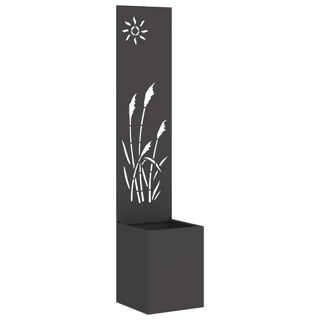 Écran de confidentialité de jardin Fretwork Noir 32 x 140 cm - XIOS
