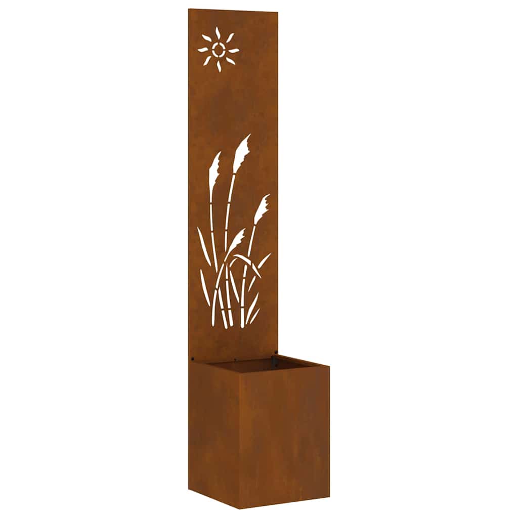 Écran de confidentialité de jardin Fretwork Rouillé 32 x 140 cm - XIOS