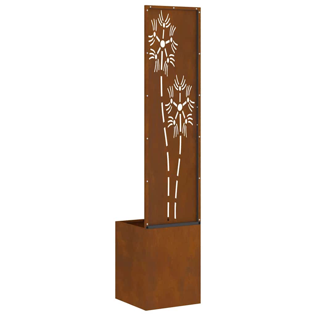 Écran de confidentialité de jardin Floral Rouillé 32 x 140 cm - XIOS