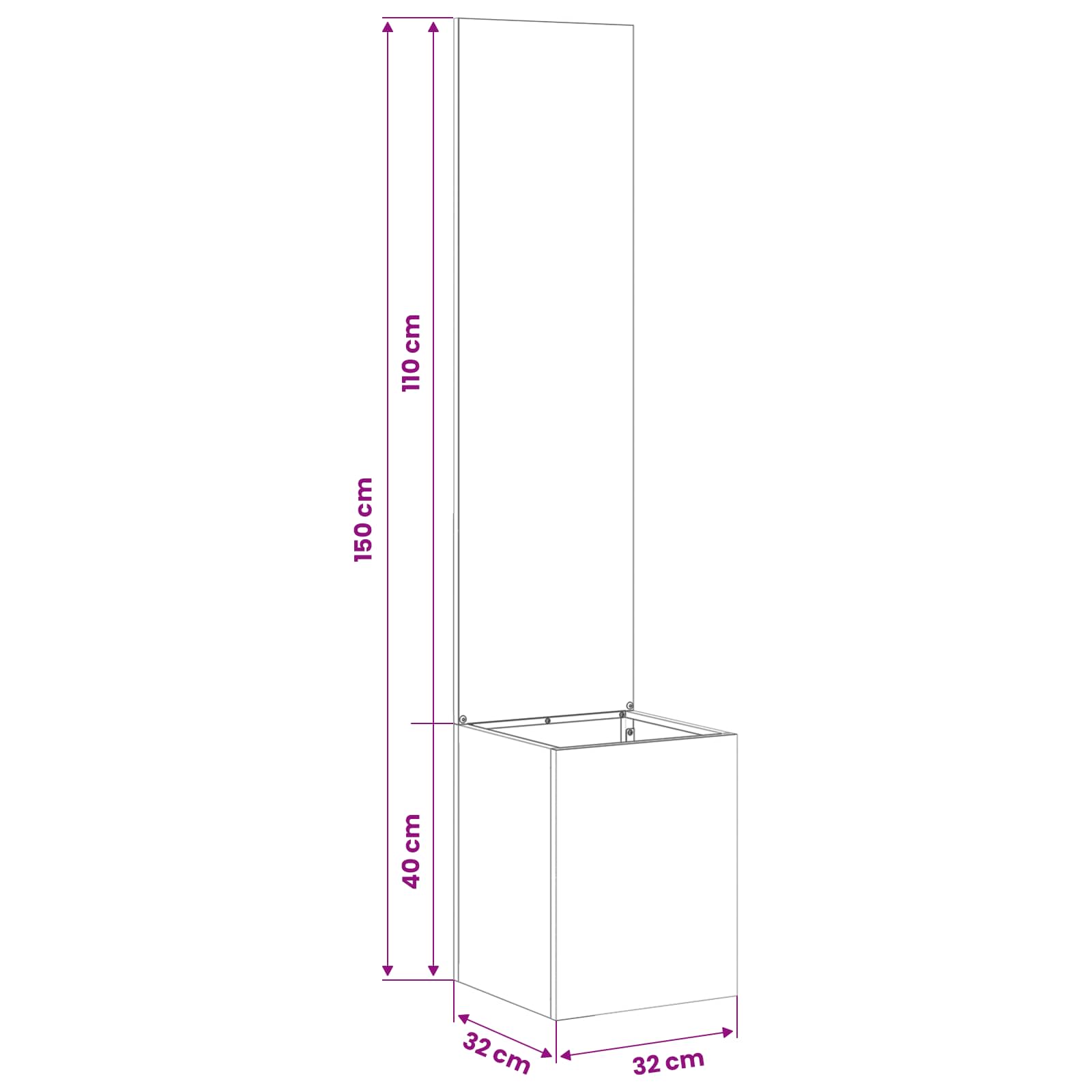 Écran de confidentialité de jardin Vert olive 32 x 150 cm - XIOS