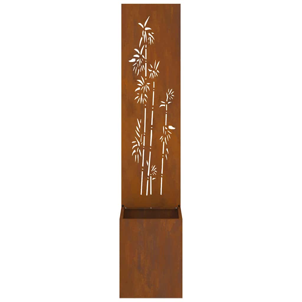 Écran de confidentialité de jardin Floral Rouillé 32 x 140 cm - XIOS